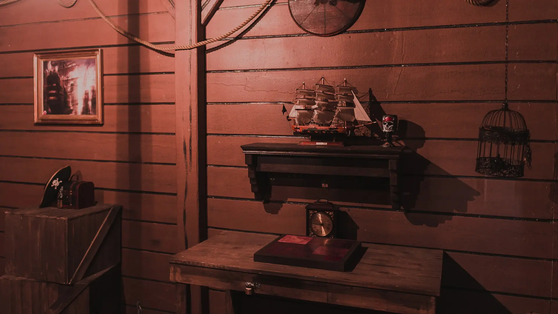 Escape room challenge at Game Over Escape Rooms